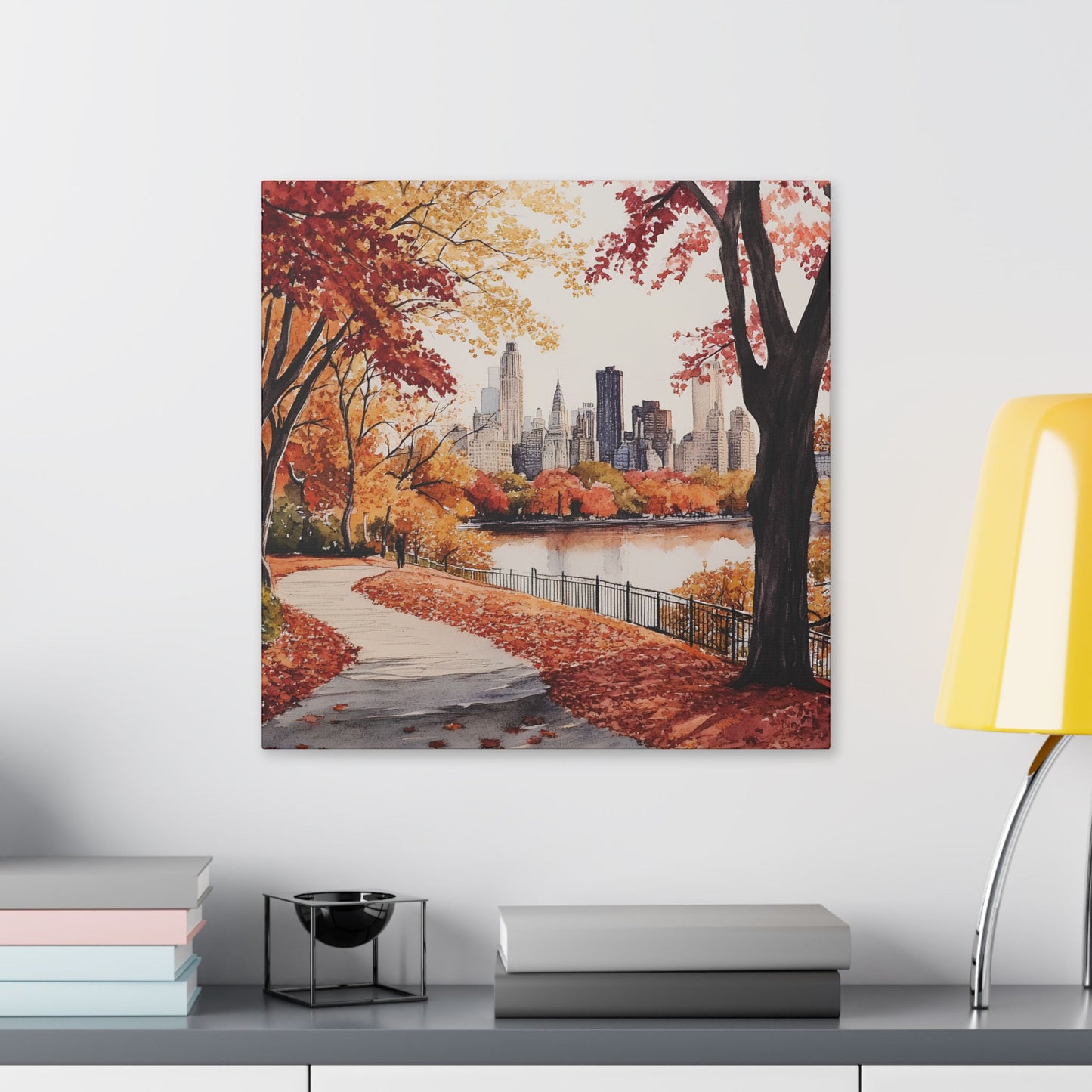 Central Park in Autumn Canvas