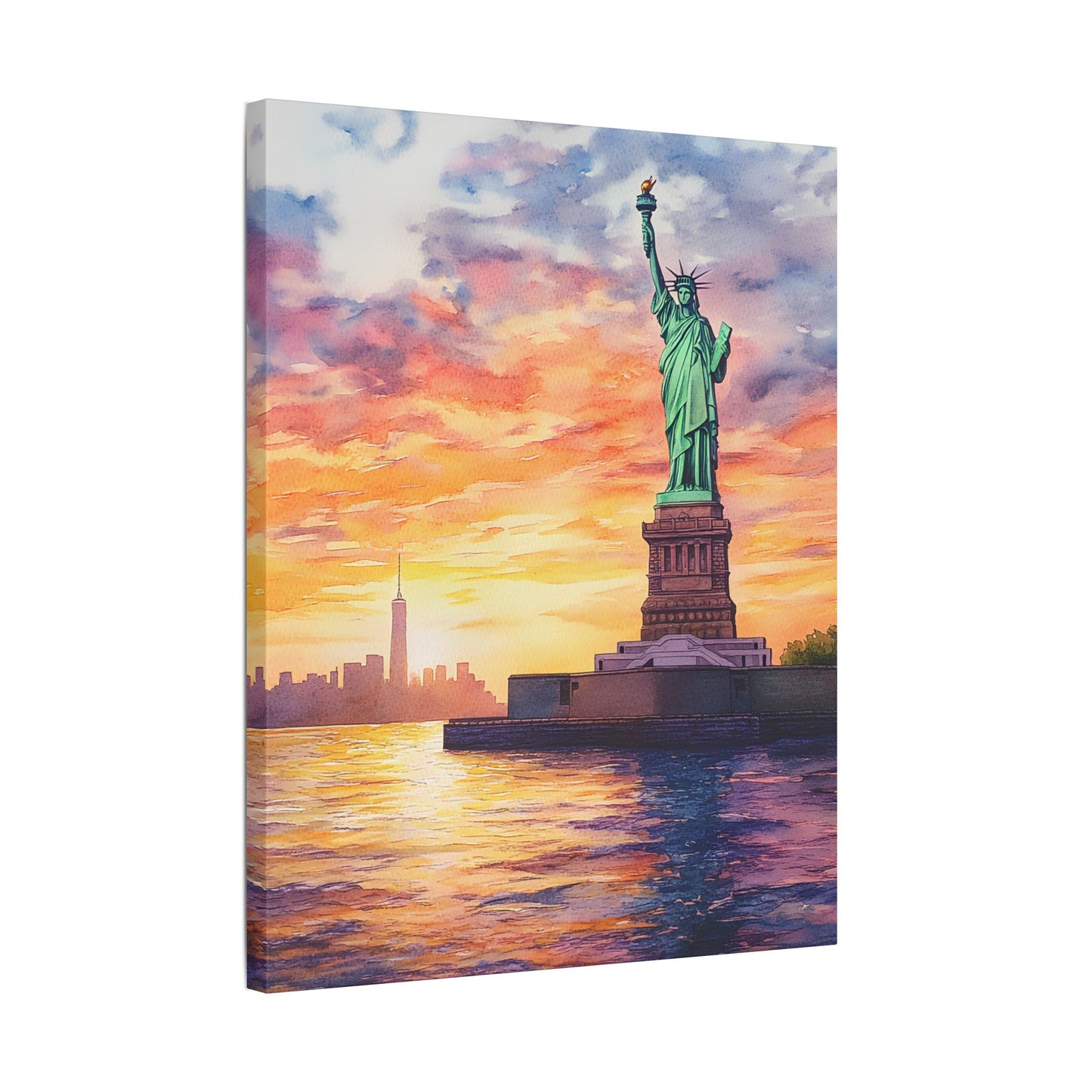 Statue of Liberty from the Harbor Canvas