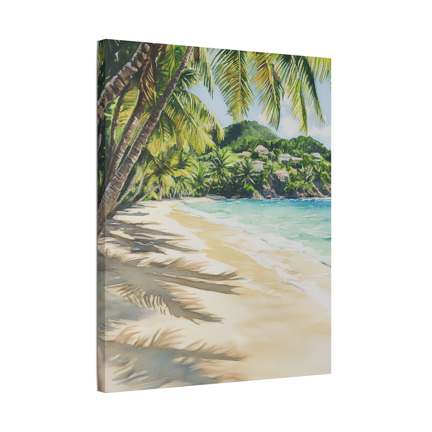 St Barth Anse de Grande Saline Serenity Canvas