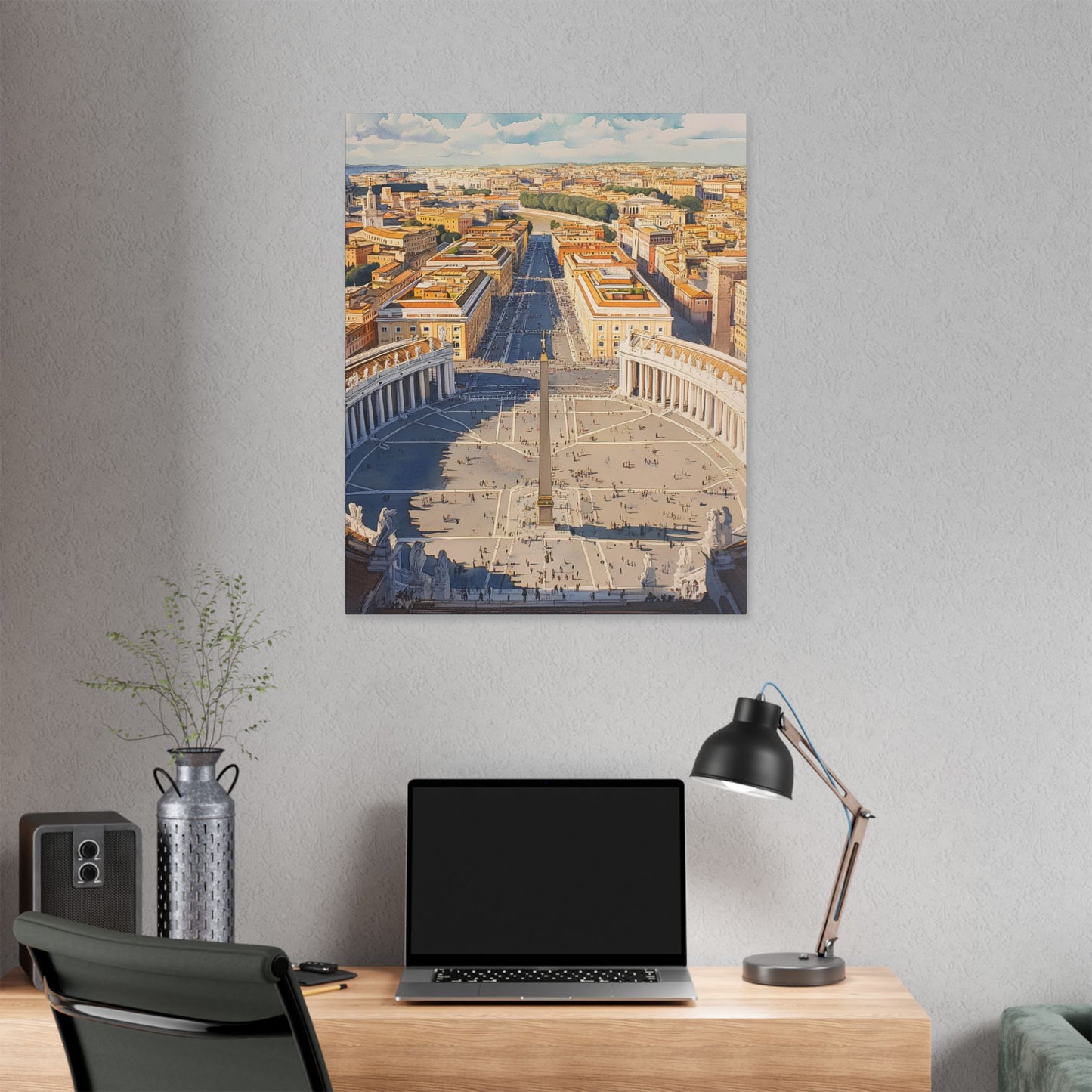 Vatican City from St. Peter’s Basilica Canvas