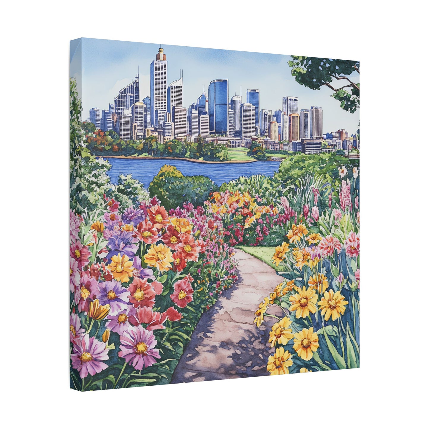 Royal Botanic Garden in Spring Canvas