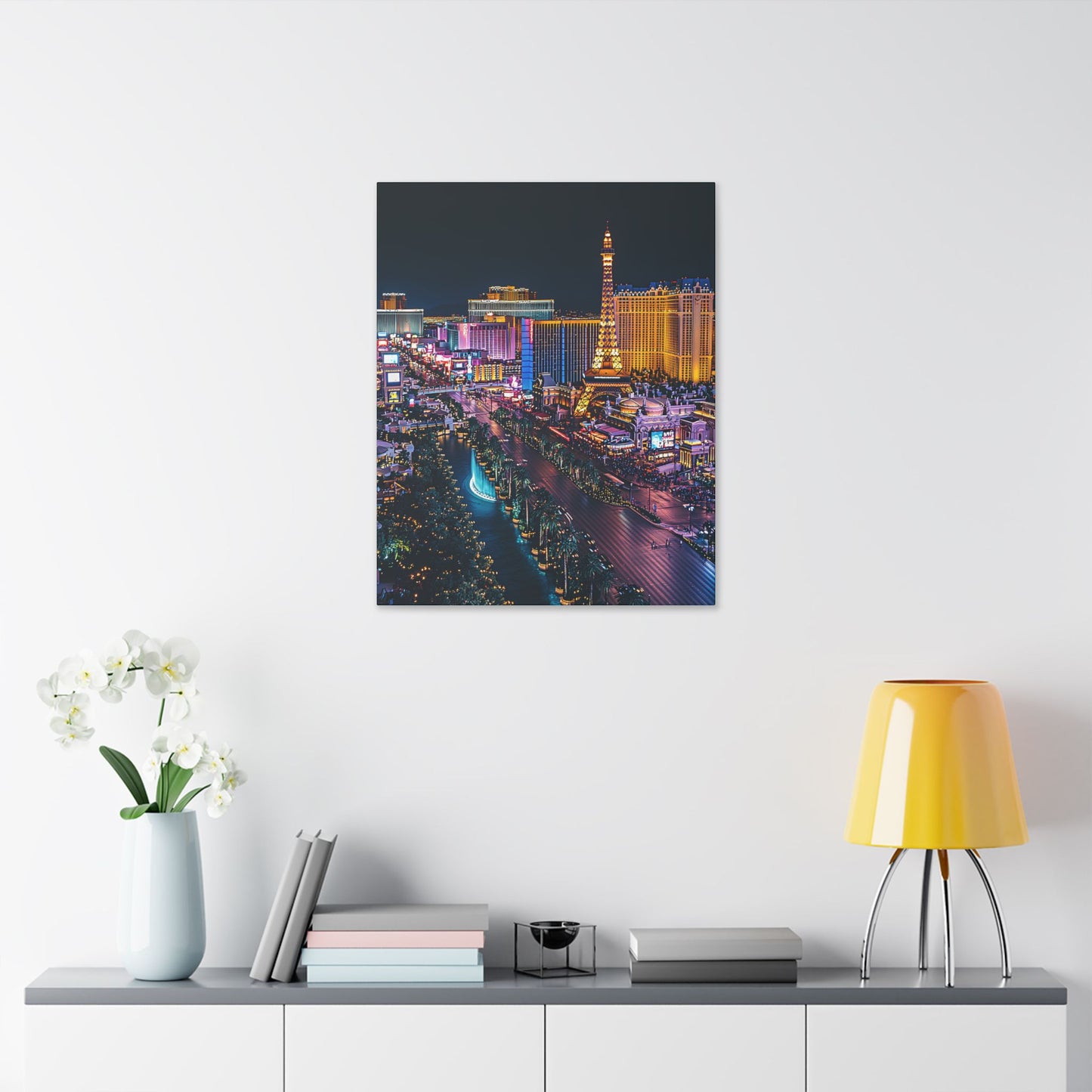 Las Vegas Strip at Night Canvas